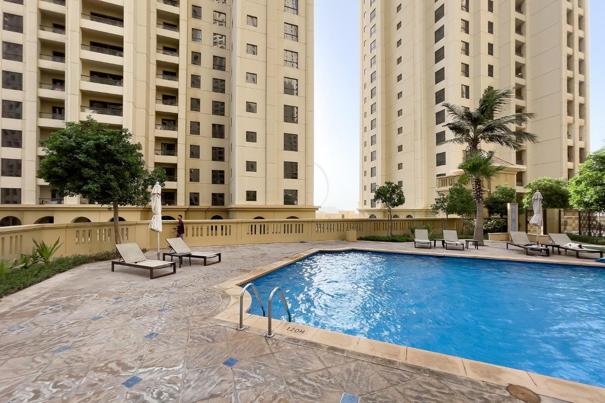 Premium 2Bdr Apartment See View Bahar 4 Jbr دبي المظهر الخارجي الصورة